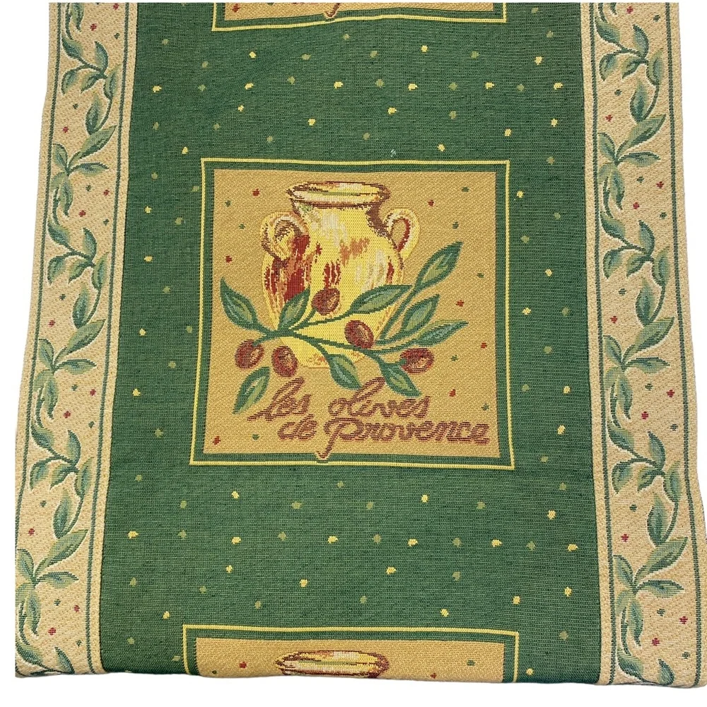 BLOOMINGDALE'S French Country Runner Provence Olives Tapestry - Picture 2 of 10